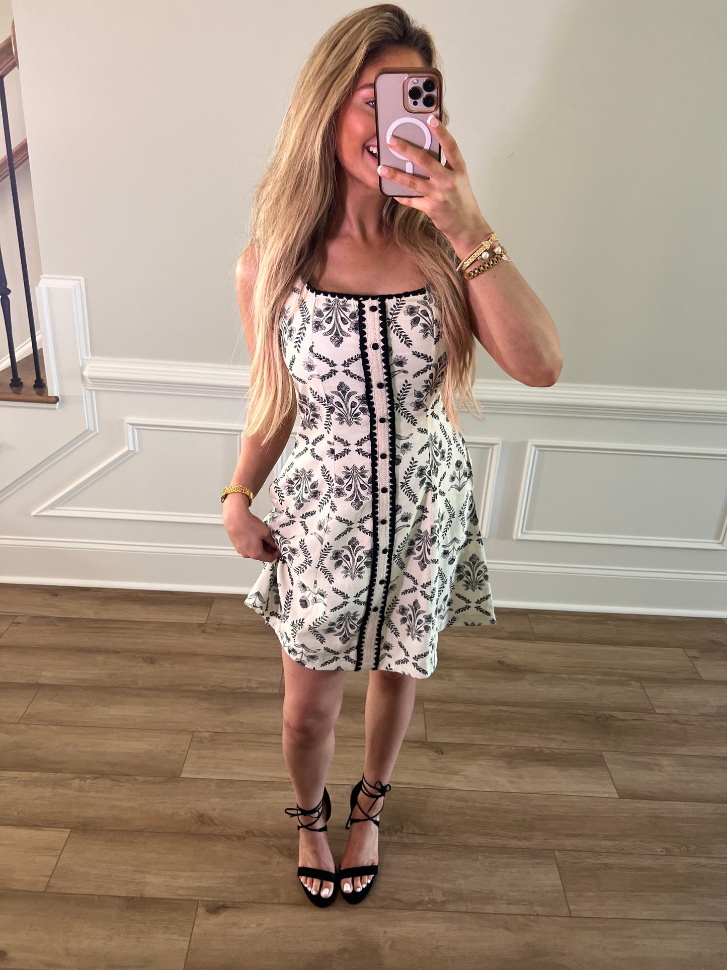 Annie Mini Dress - BLACK
