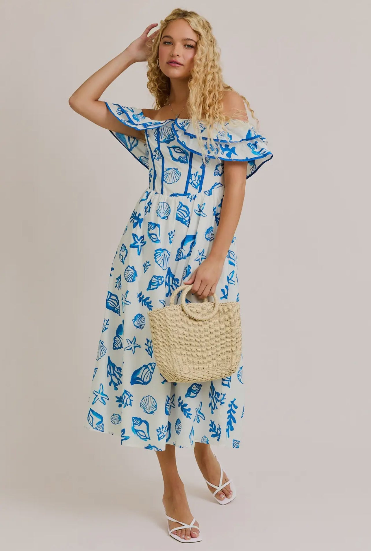 Ocean Breeze Midi Dress