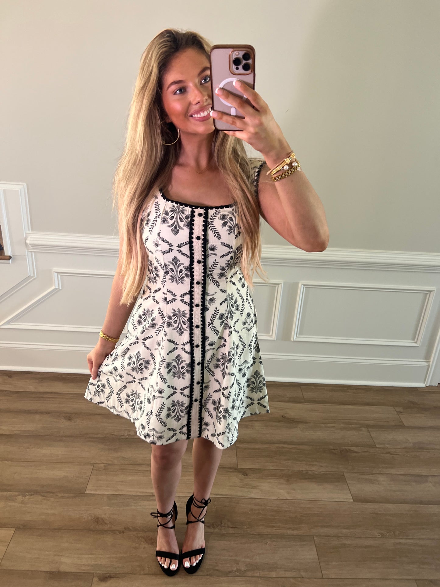 Annie Mini Dress - BLACK