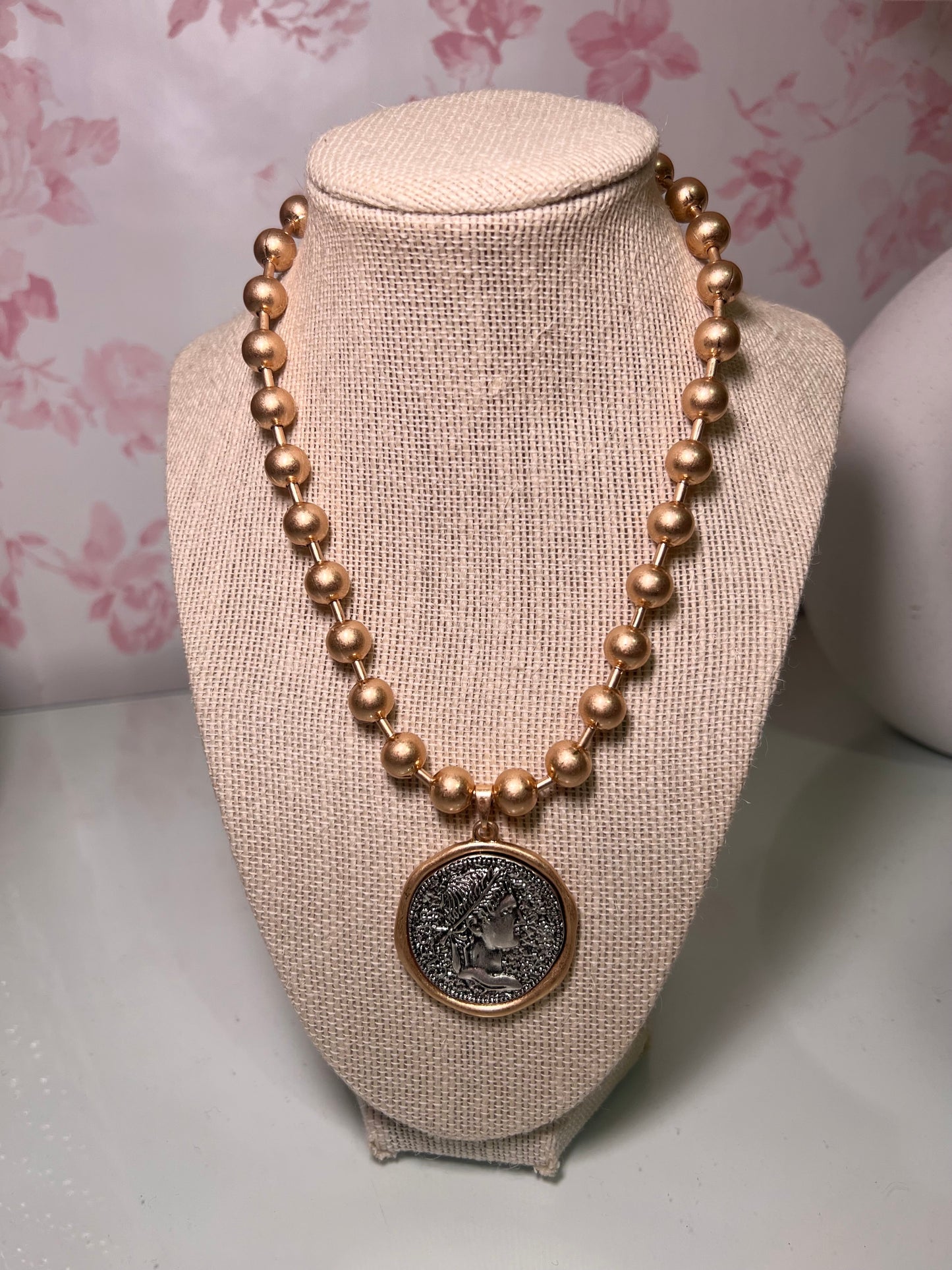 Coin Statement Necklace