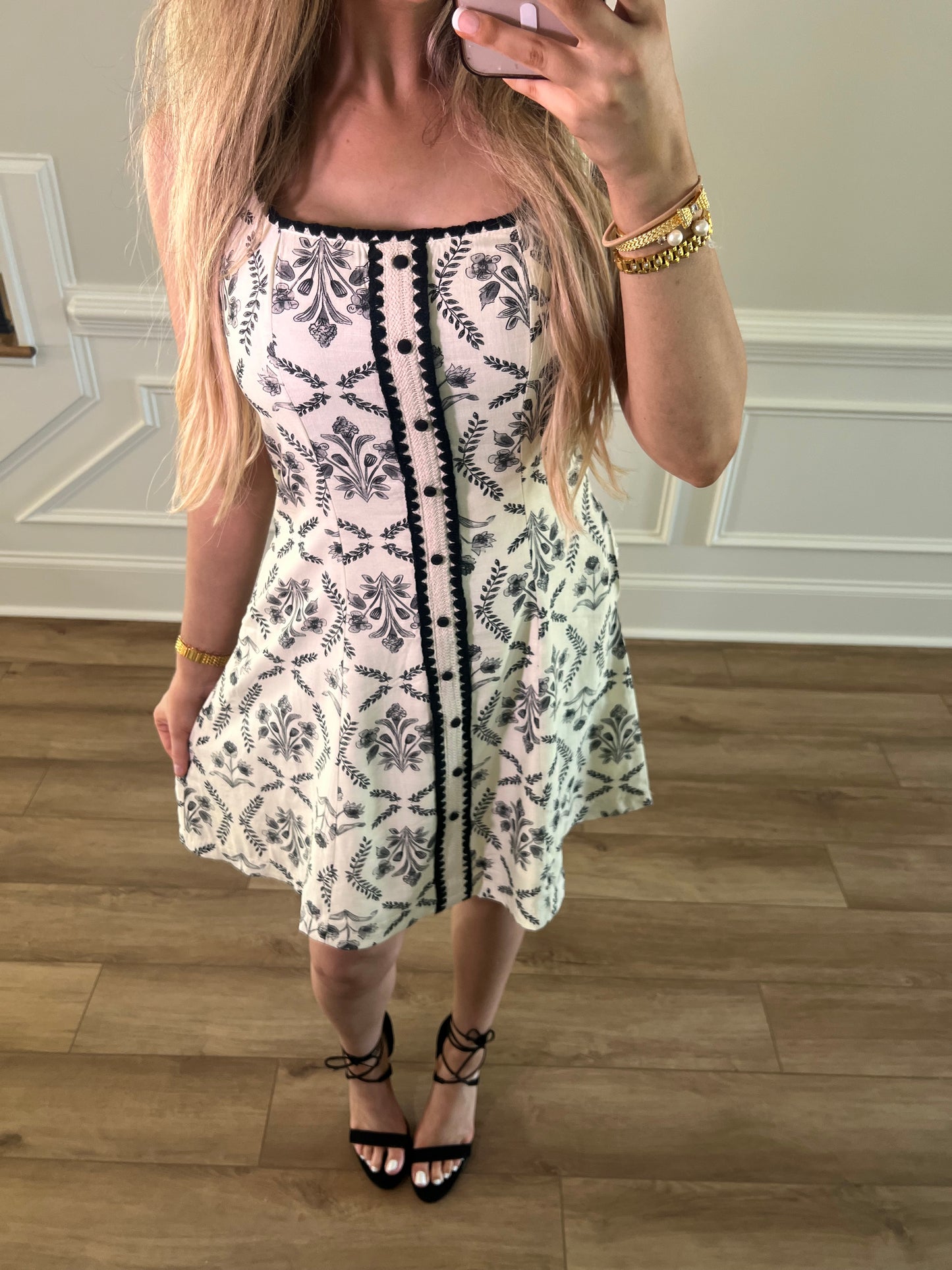 Annie Mini Dress - BLACK