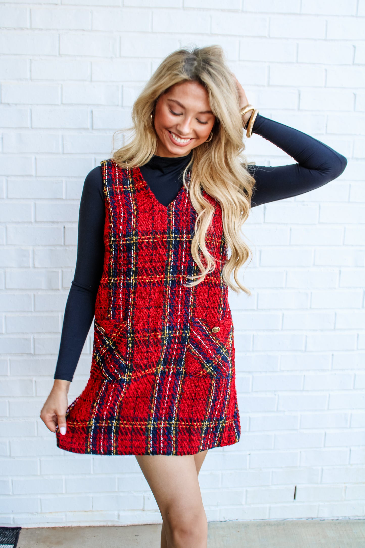 Holly Tweed Mini Dress