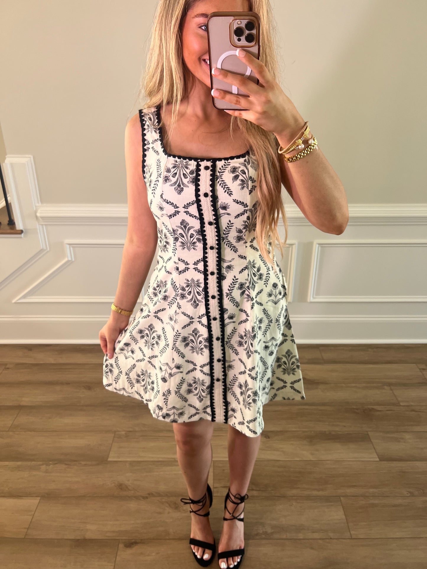 Annie Mini Dress - BLACK