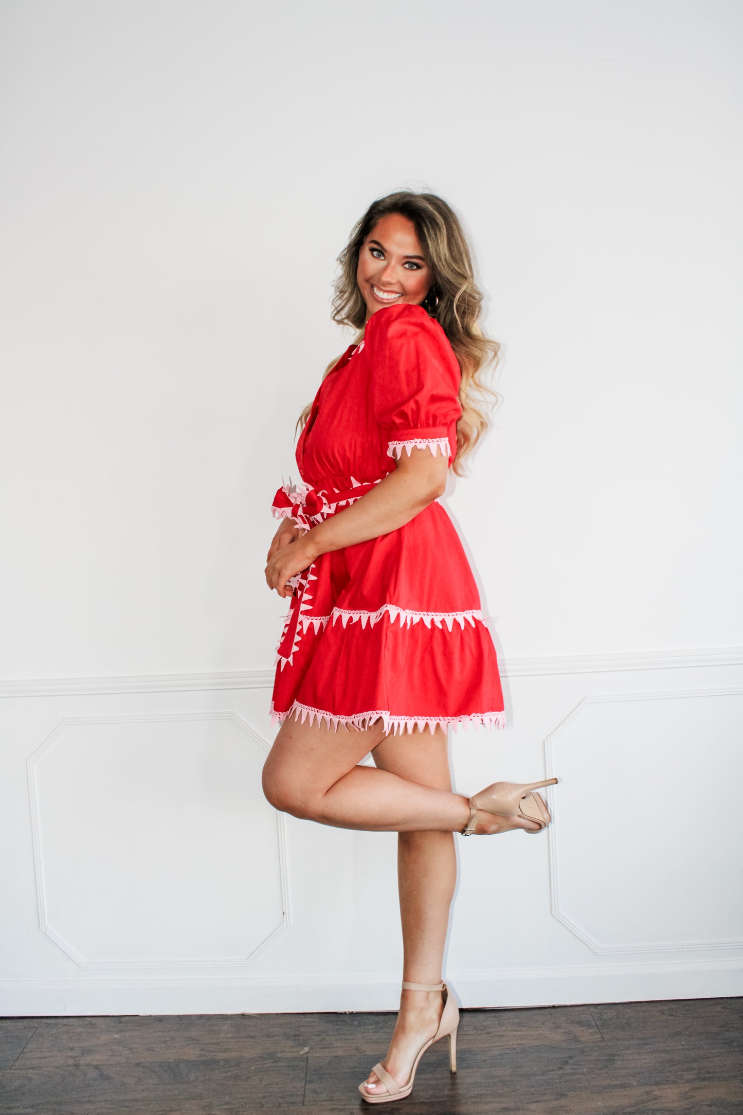 Cupid Puff Sleeve Mini Dress