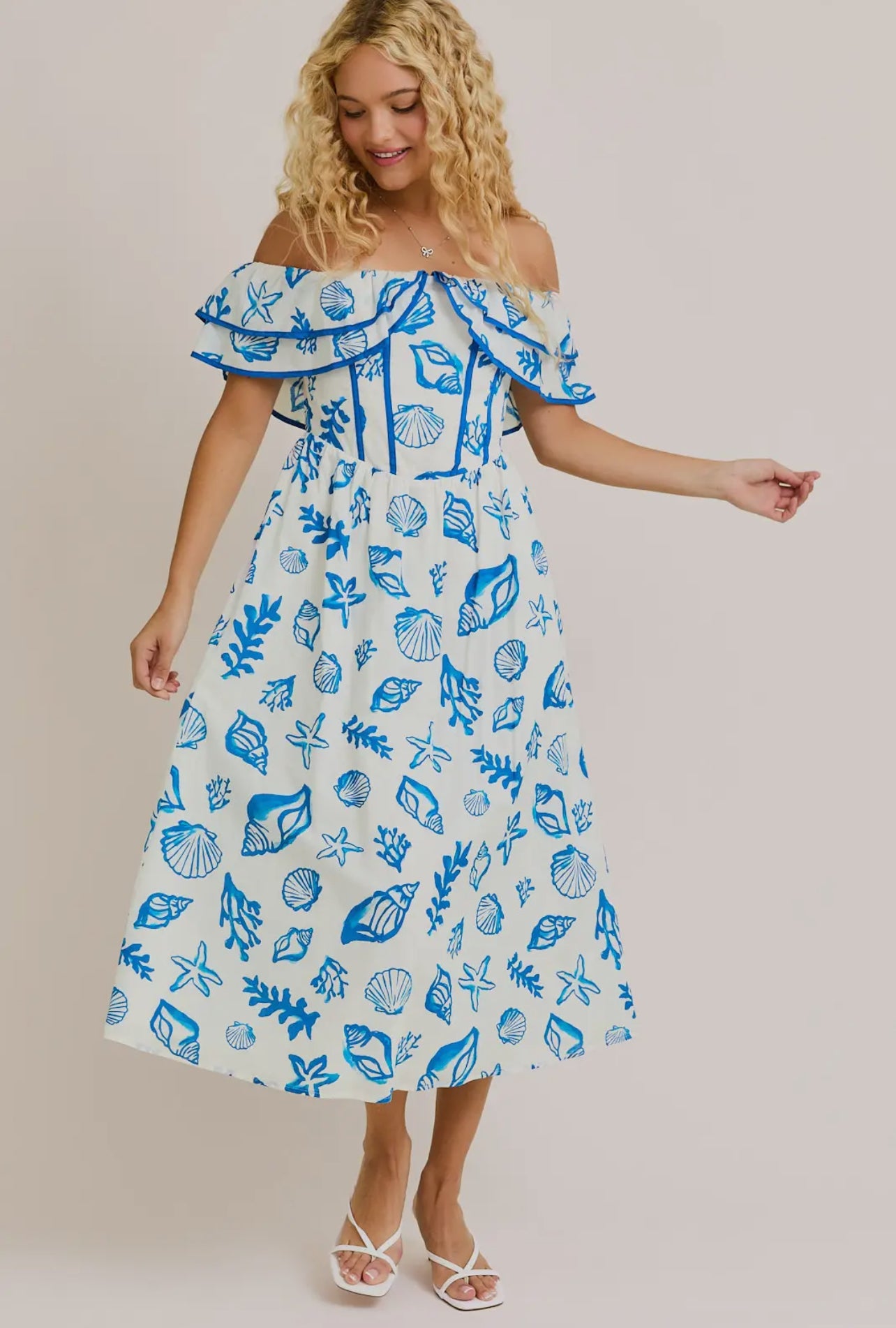 Ocean Breeze Midi Dress