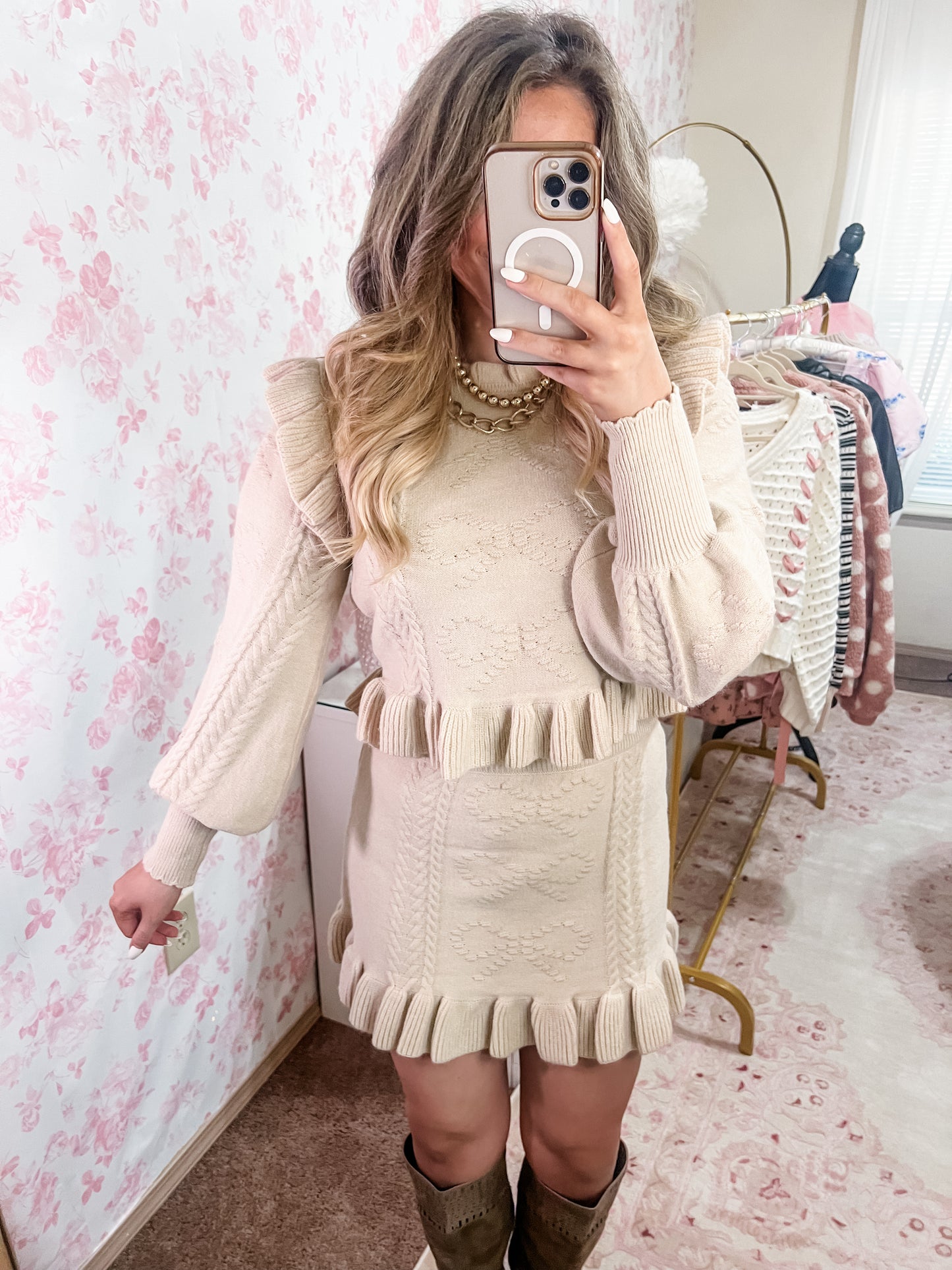 Chai Latte Sweater Set