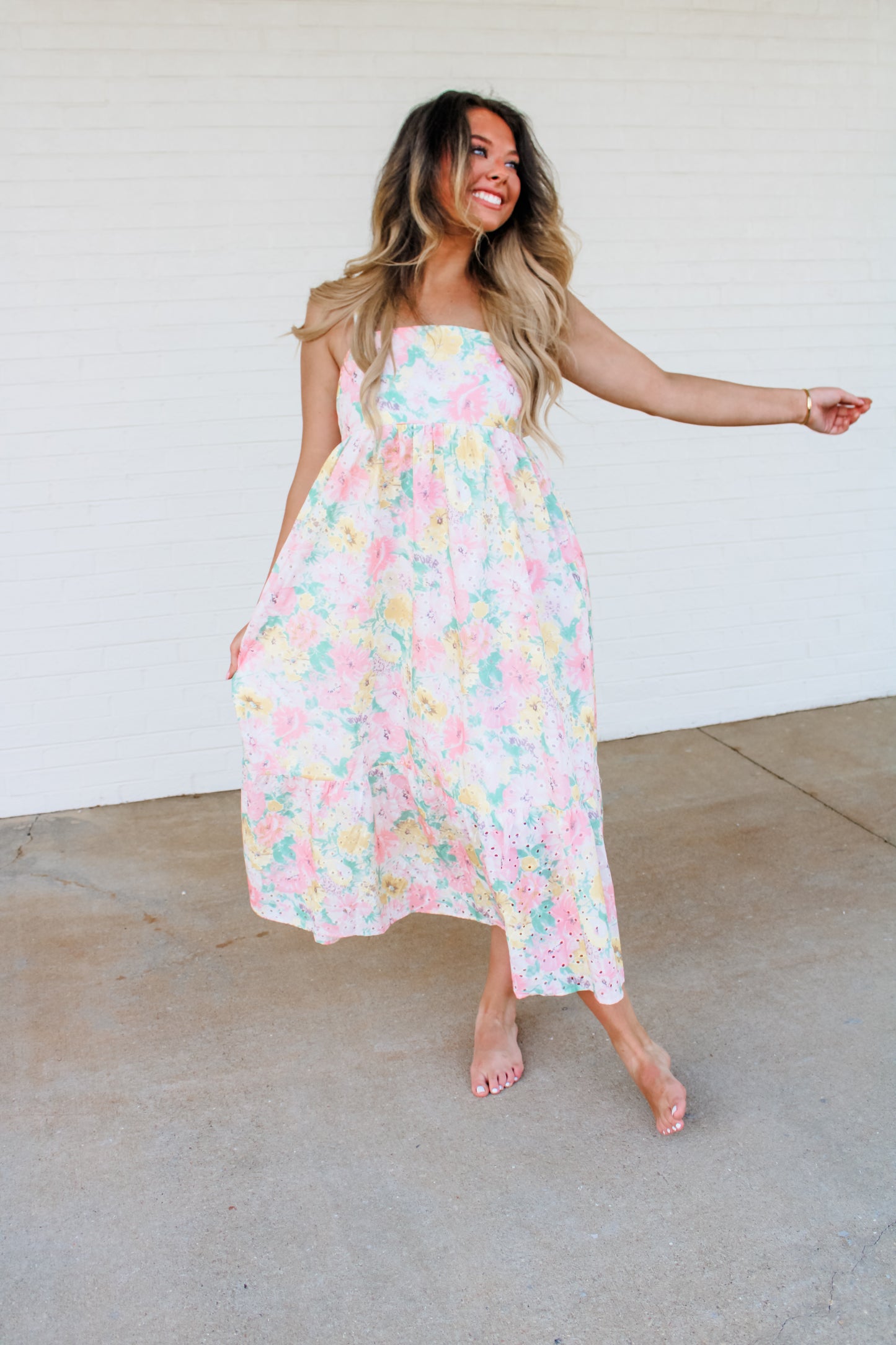 Ivy Eyelet Maxi Dress