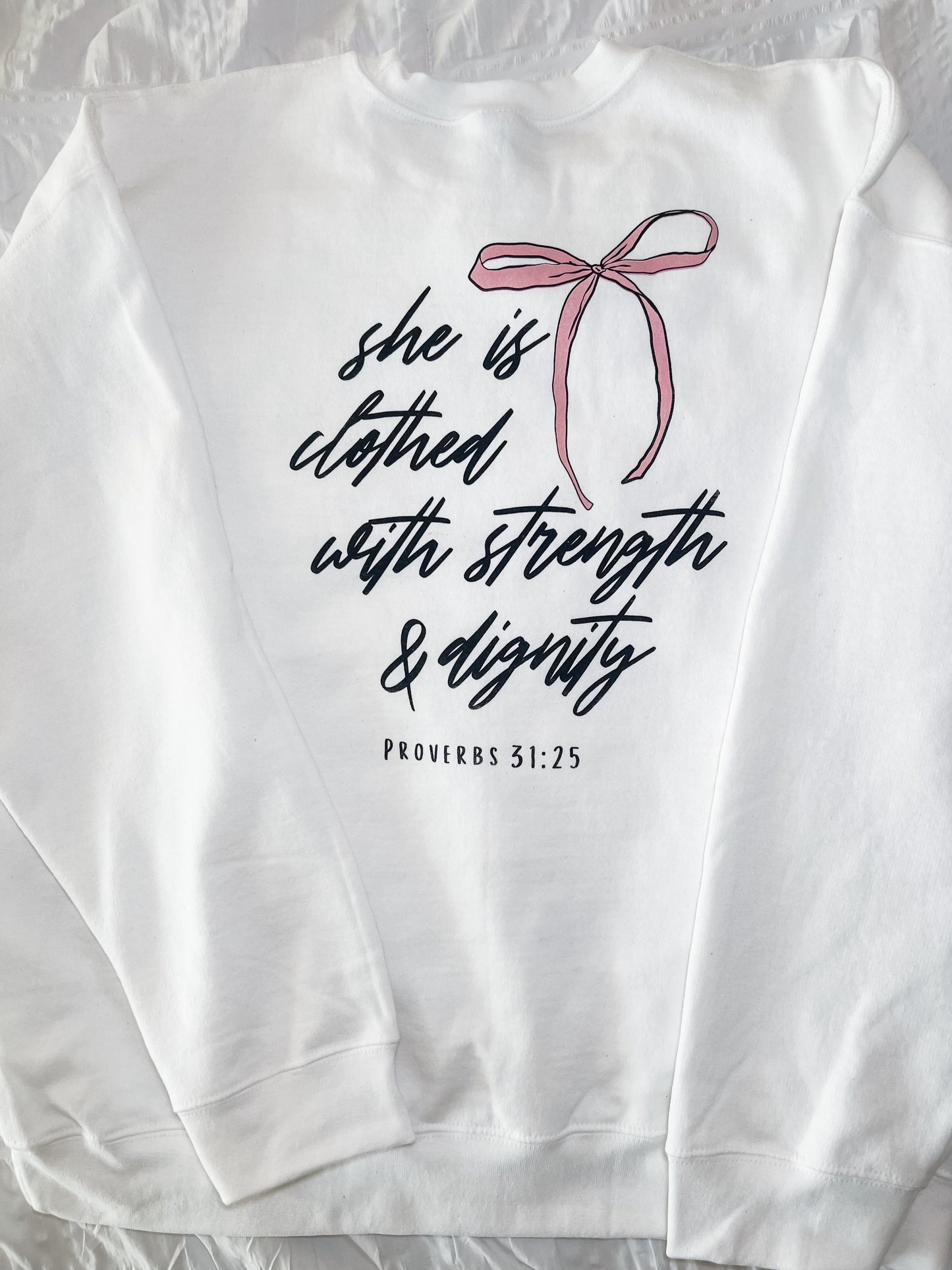 Bow Proverbs Sweatshirt