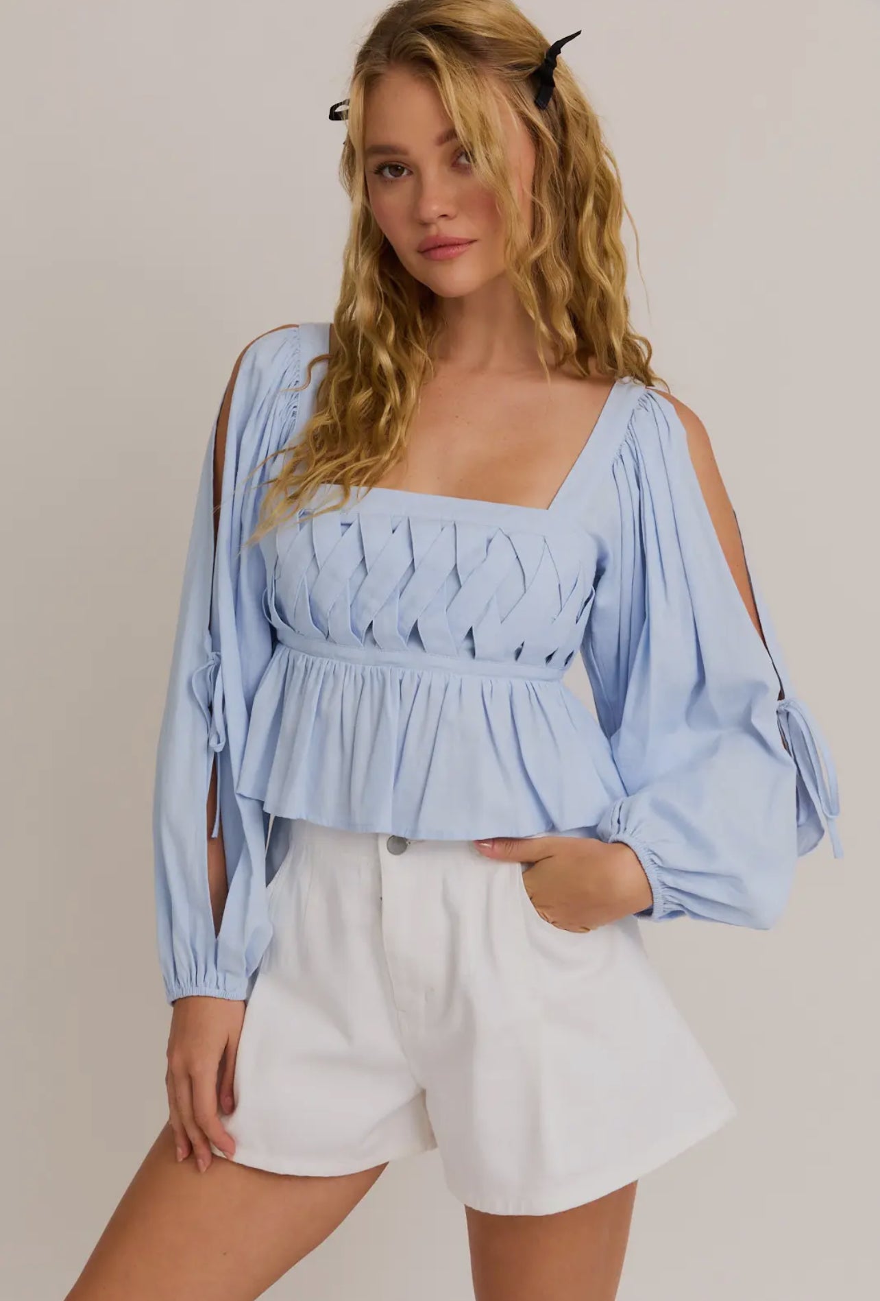 Layla Cold Shoulder Long Sleeve Top