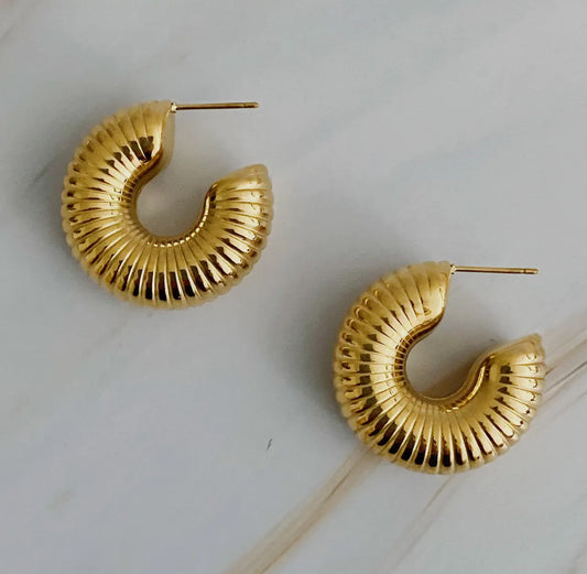 Everyday Gold Chunky Hoops