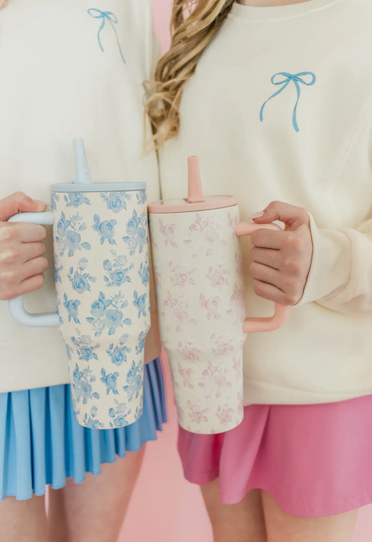 Floral Blooms 40oz. Tumbler