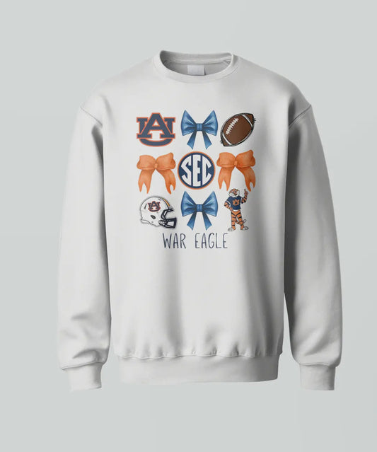 Auburn Bow Sweatshirt