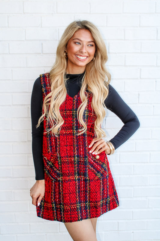 Holly Tweed Mini Dress