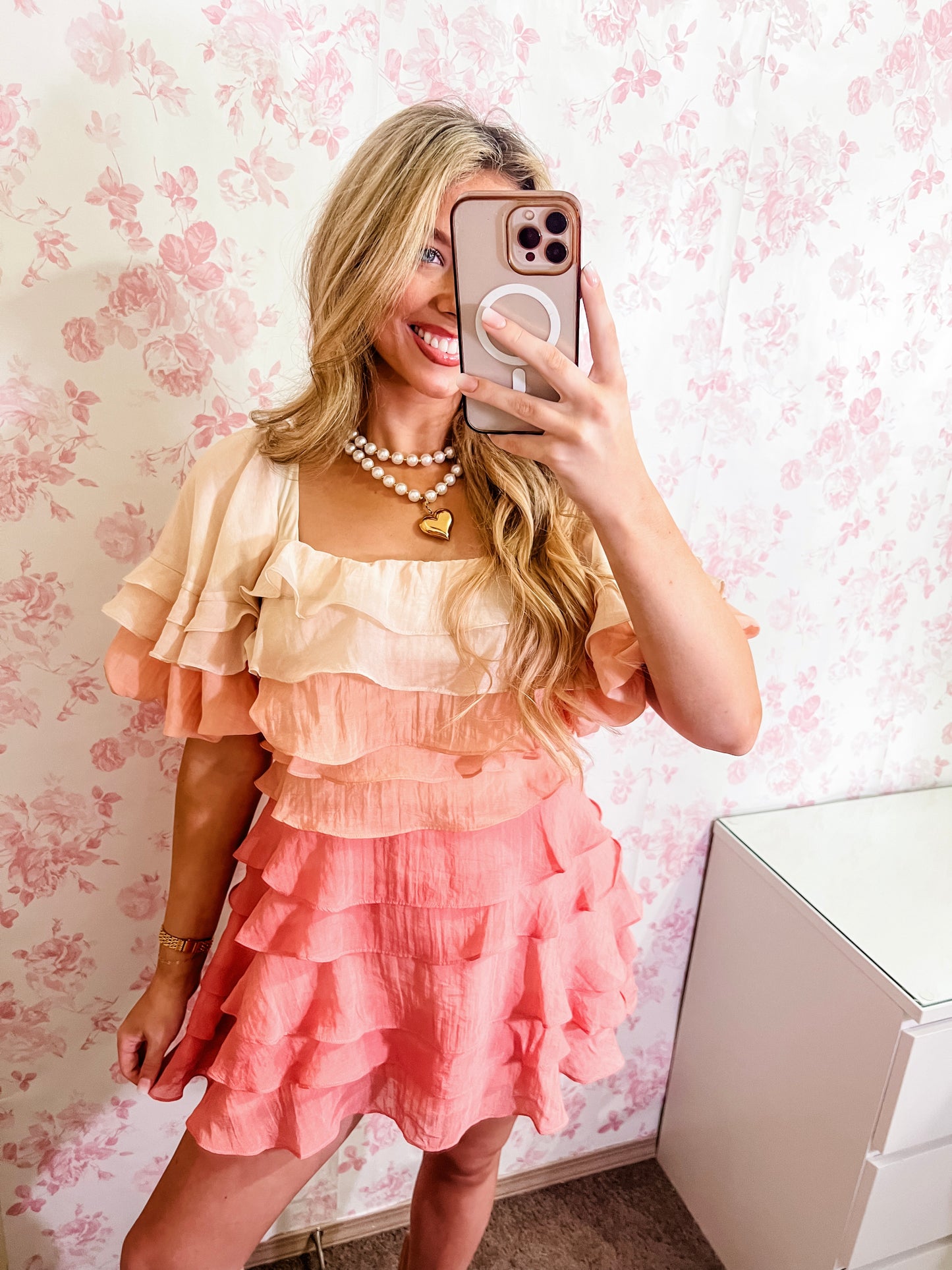 Pink Horizon Mini Dress