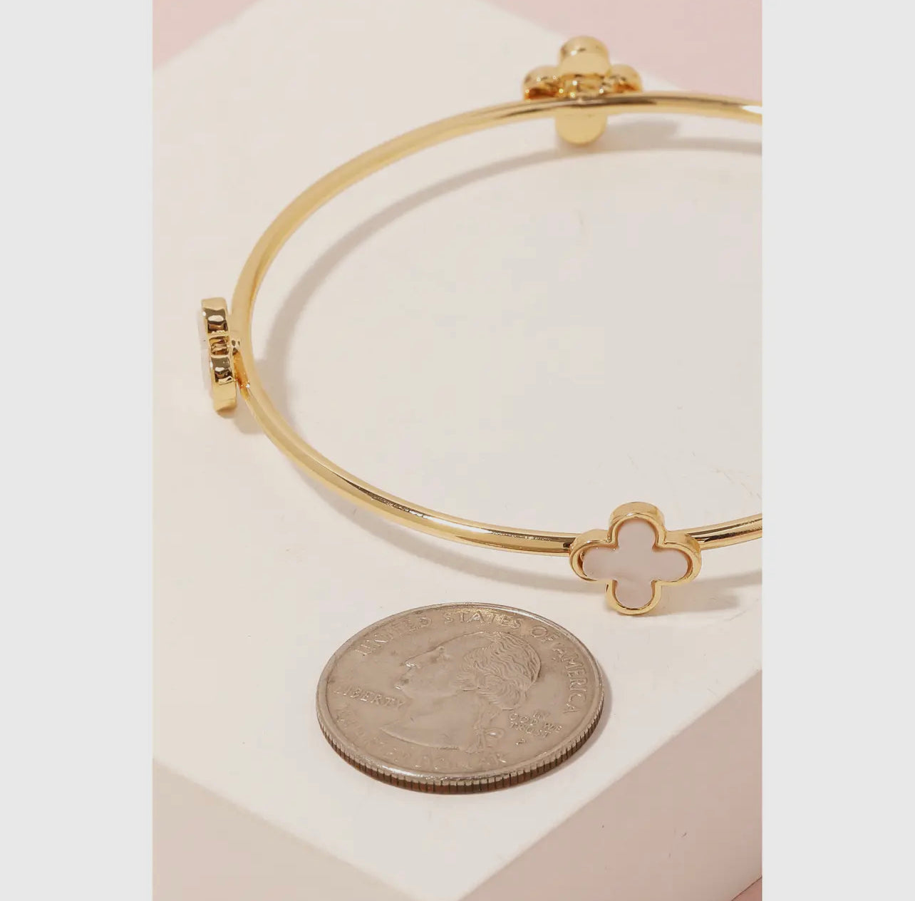 Clover Bangle Bracelet