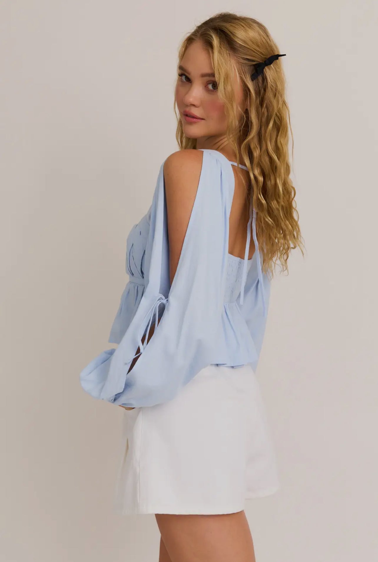 Layla Cold Shoulder Long Sleeve Top