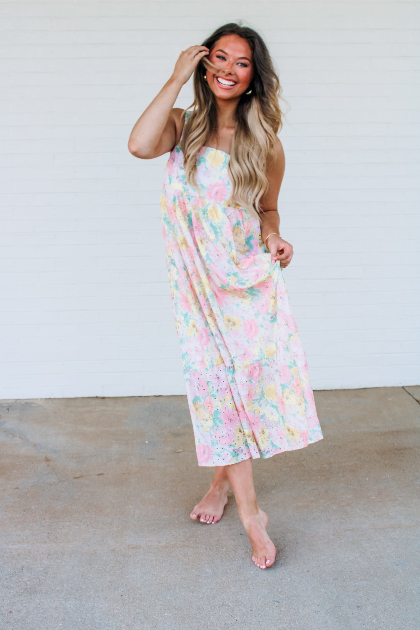 Ivy Eyelet Maxi Dress